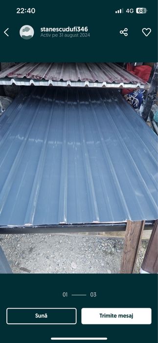 Tabla cutata zincata