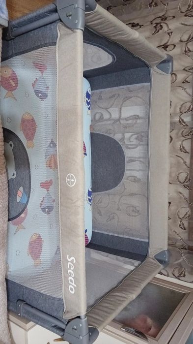 Детская кроватка манеж