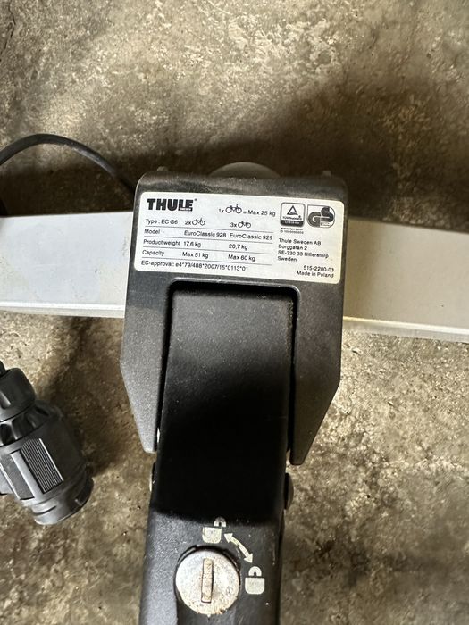 Suport biciclete Thule EuroClassic G6 929 (3+1 biciclete)