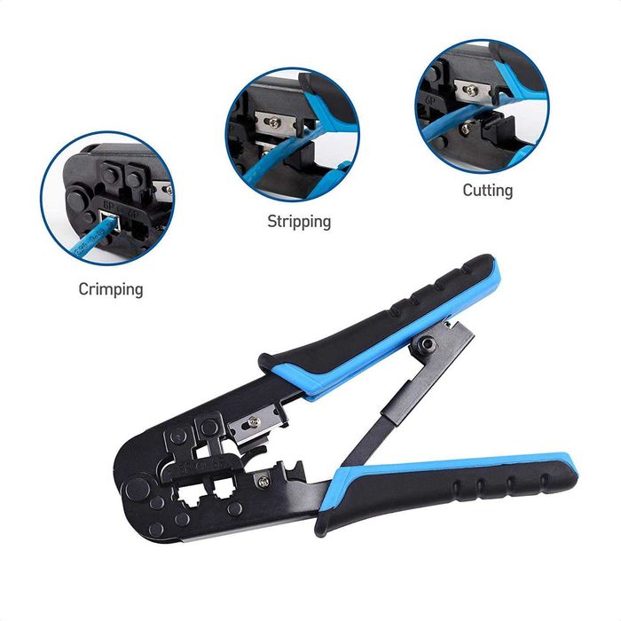 HT-568R, Клещи за кримпване RJ45, RJ11, RJ12 гр. Варна Западна ...