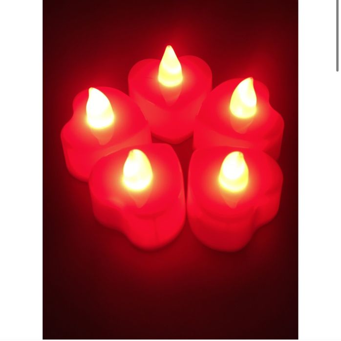 Световая фигура LED/red-10шт 5 см