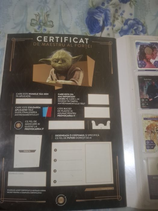 Vand album de colecție star wars