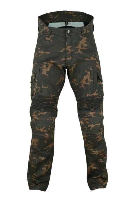 Pantaloni moto textili SM Racewear Cargo camuflaj marime 32, 34, 36, 38