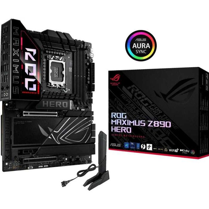 Kit procesor Intel Ultra 9 285k, Asus Maximus Hero Z890 , Kingston 64gb DDR5, Cooler NZXT