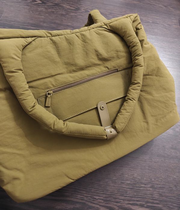 Огромная сумка зелёная Max Studio