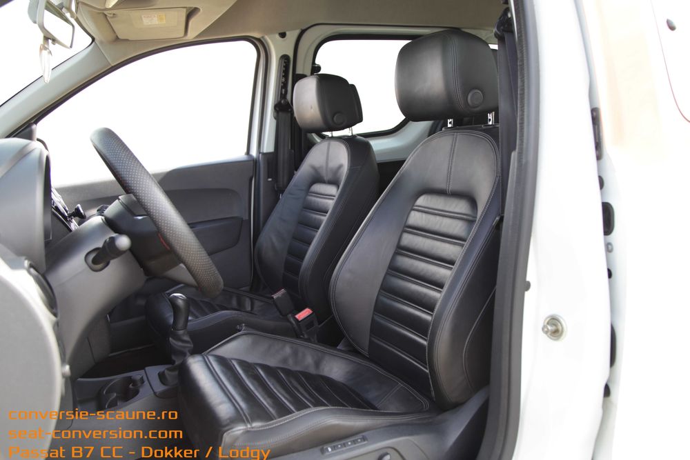 Sistem adaptare scaune de Passat B7 CC pe Lodgy Dokker
