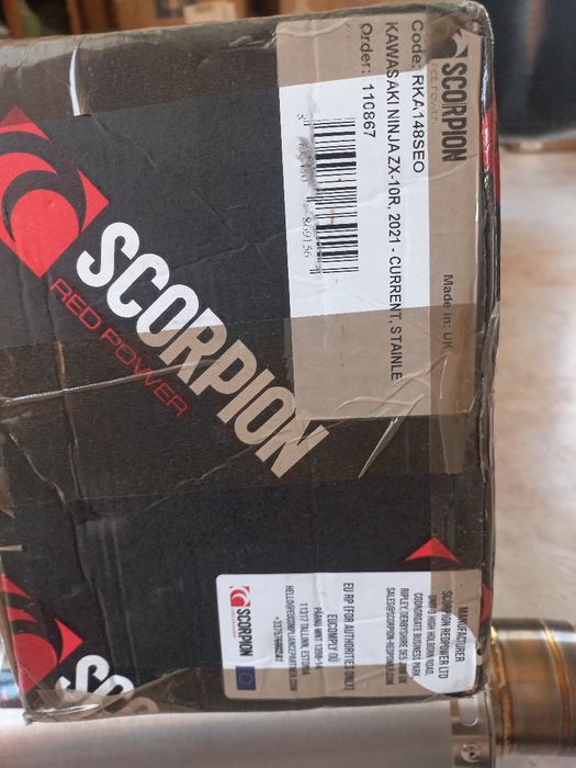 Kawasaki ZX10R Ninja Ауспух Scorpion RedPower
