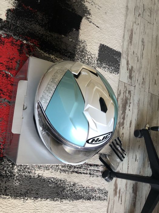 Casca moto HJC i71 Sera turcoaz, XS