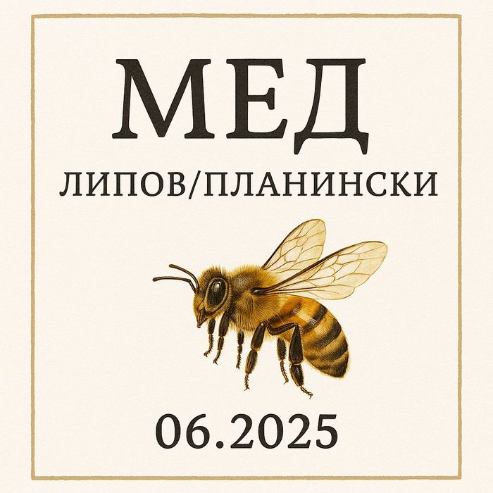 Домашен — Липов мед —-