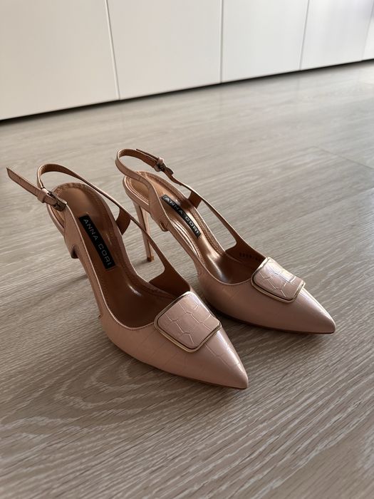 Pantofi crem Anna Cori