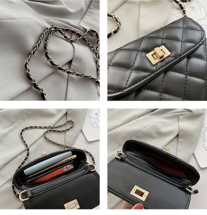 Сумка багет и клатч на цепочке