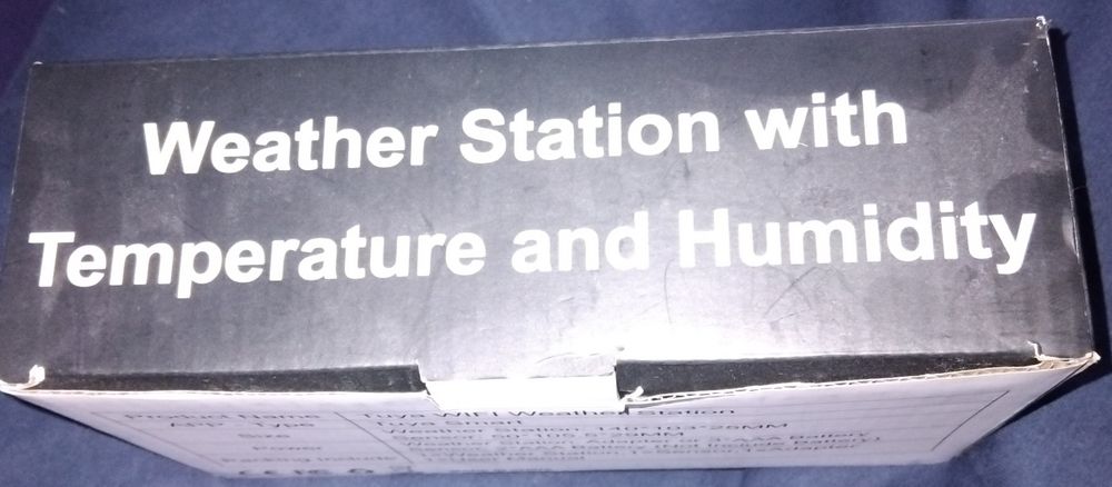 Wifi stație meteo Tuya noua  la cutie
