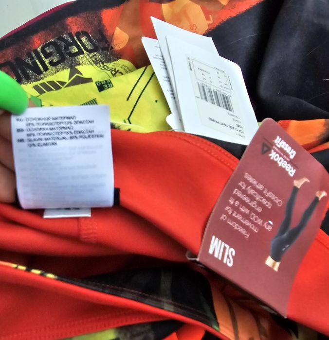 Reebok CrossFit оригинален дамски клин жестоки цветове М размер