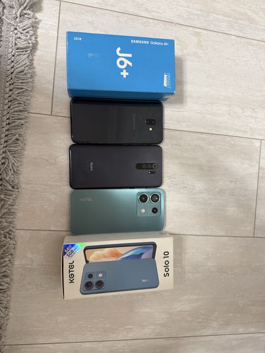 J6, redmi 9, Solo 10