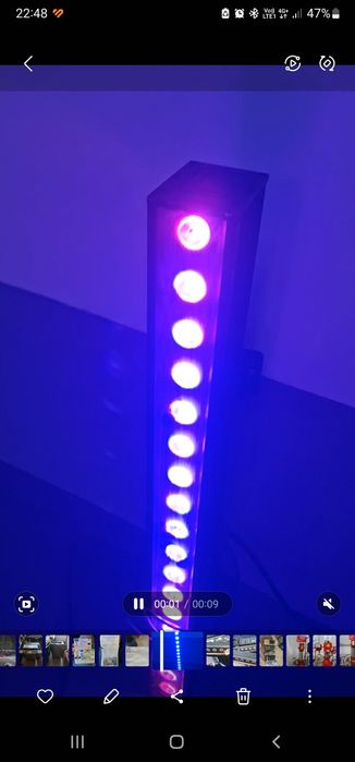 lumini disco, cluburi, petreceri rgb DMX 18x18w 320w