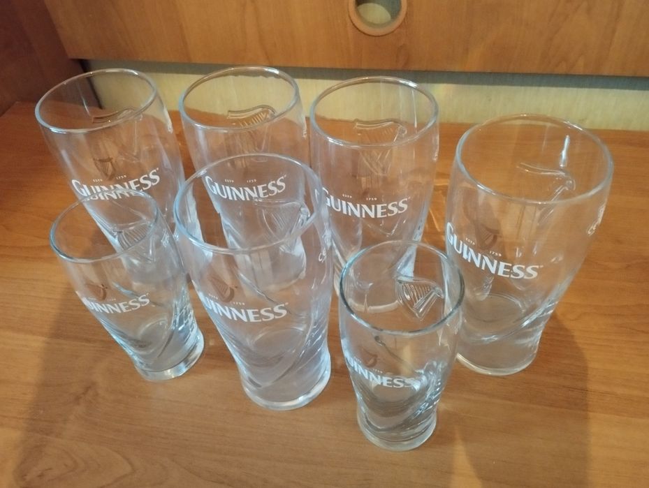 Фирменные стаканы Guinness, комплект