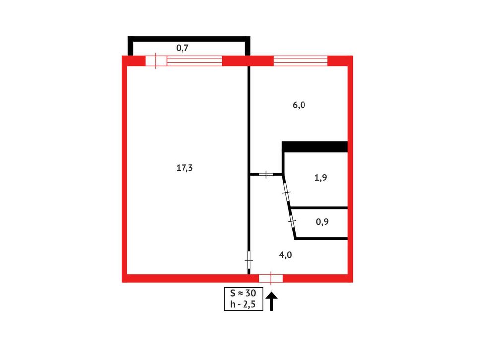 Продаю 1 комн. кв.,  23 микрорайоне.  Подходит в ипотеку любого банка!