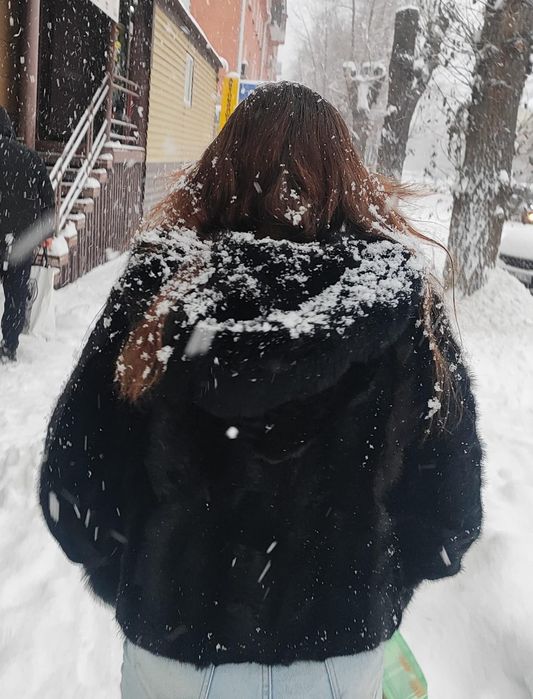 Натуральная норковая шуба