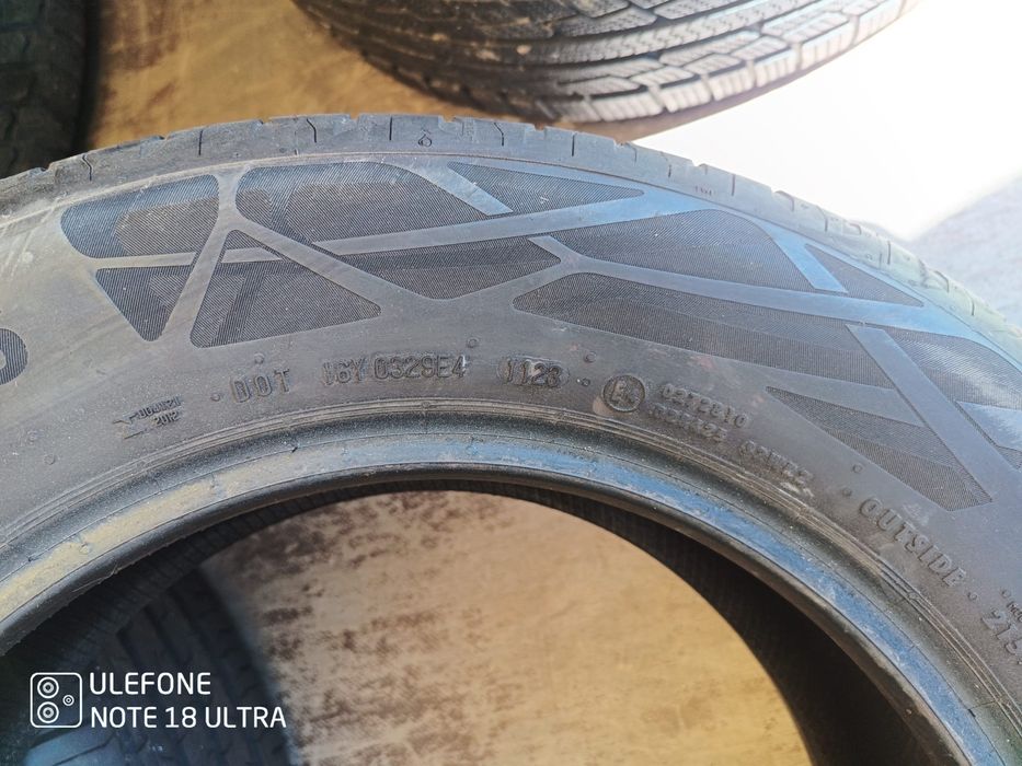 4 броя летни гуми 215/60/16 Continental