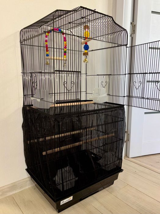 Colivie pentru Papagali, Metal, 46, 5x35, 5x92cm