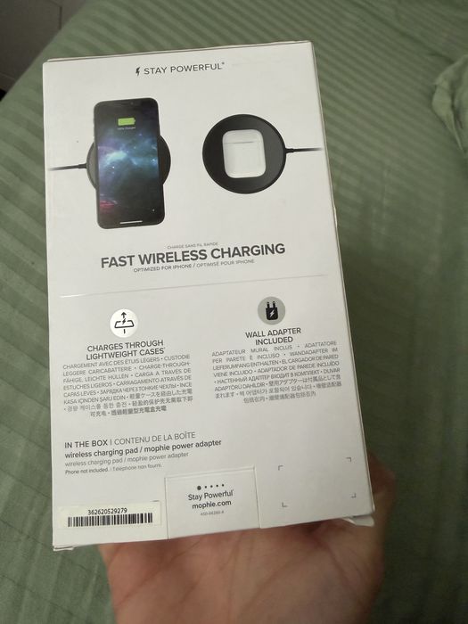 Incarcator inductie wireless charging pad mophie Iphone Samsung Huawei
