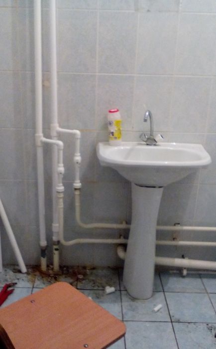Установка батарей, сварочные работы