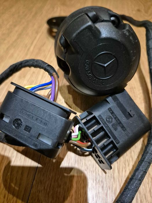 Priza remorcare 13 pini, cu cablu Plug In cu 2 mufe, pentru Mercedes Sprinter 907, A 907 540 00 66