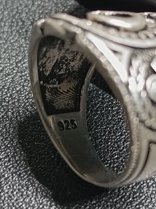 Мужское кольцо серебро | Kumush uzuk 925