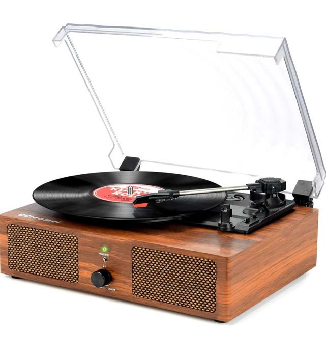 Bluetooth Грамофон за винилови плочи вградени говорители USB вход