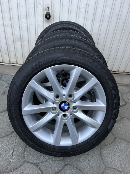 Jante aliaj 5x120mm, anvelope vara 195/55 R16, BMW E81 E87 E46 E90 F20