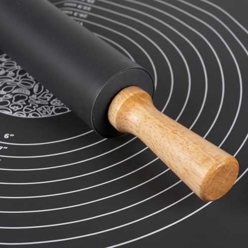 Силиконова подложка за тесто + точилка Ruhhy –  комплект 70x50 см