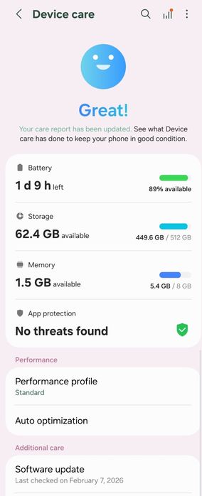 Samsung S23 plus  lavander 512GB și Galaxy Watch 6
