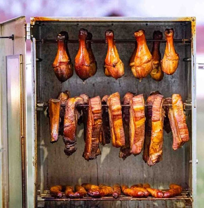 Afumatoare Carnat Carne Branza Peste Alimente Clisa 110x29x47cm  SV