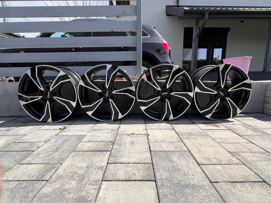 Set 4 jante Skoda 5x112 - 17" impecabile+ anvelope noi vara