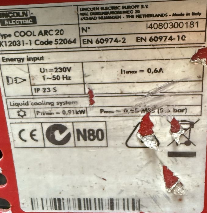 Aparat de sudura Tig DC / MMA Lincoln Invertec V270 T Pulse / 270