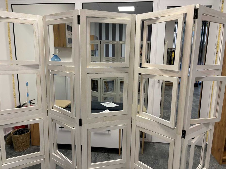 Арт дървен параван