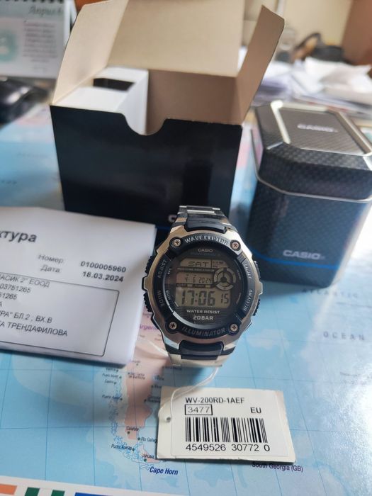Casio WV-200RD и Citizen cc3035-50e
