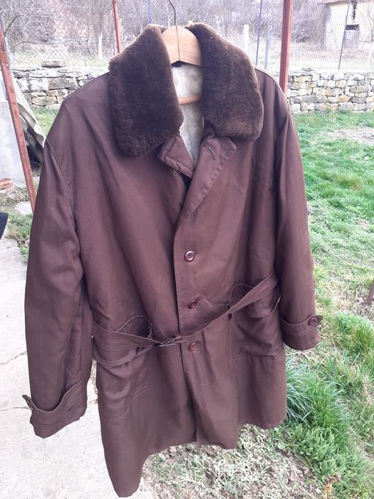 Ретро зимна шуба,палто,балтон овча кожа