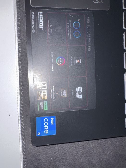 Asus Tuf F15 Gaming