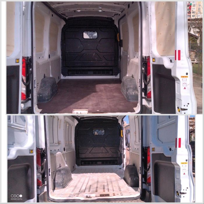 Монтиране на дървен под и страници за бус и товарни автомобили