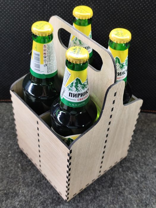 Дървена касетка за бира – за бутилки или кенчета