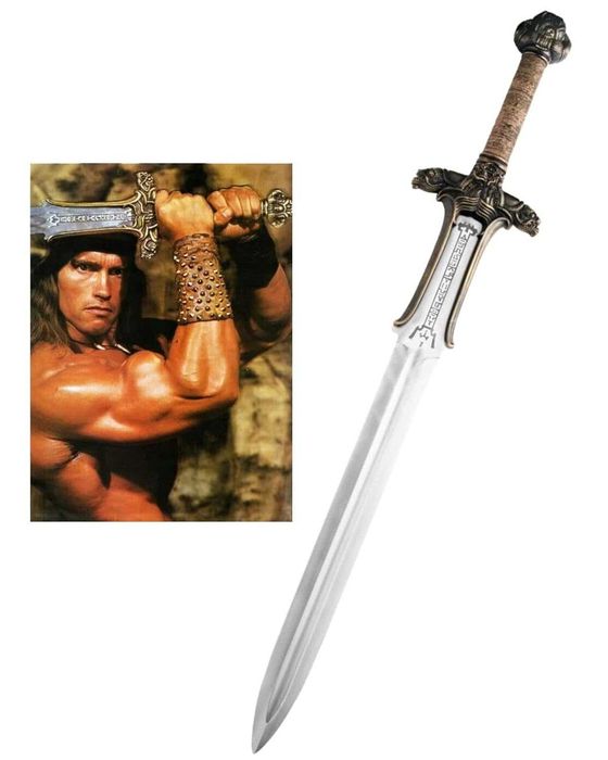 Меч с поставка Конан Варварина Conan the Barbarian Atlantean Sword