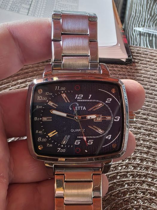 Ceas quartz kEta dreptunghiular
