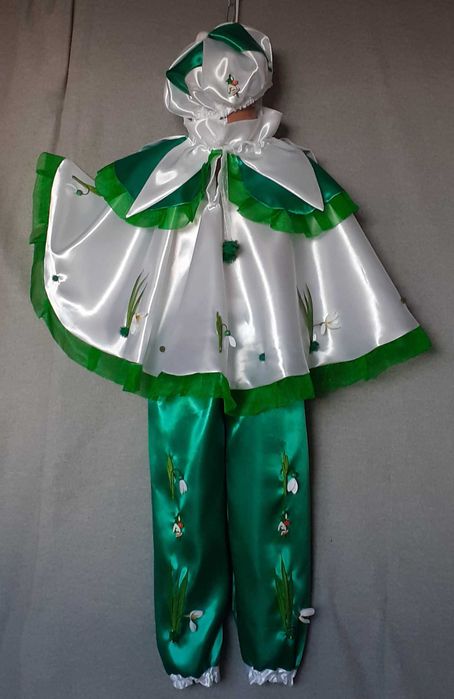 Costum Ghiocel pentru copii 4-5-6 ani si 8-9-10-11-12-13 ani