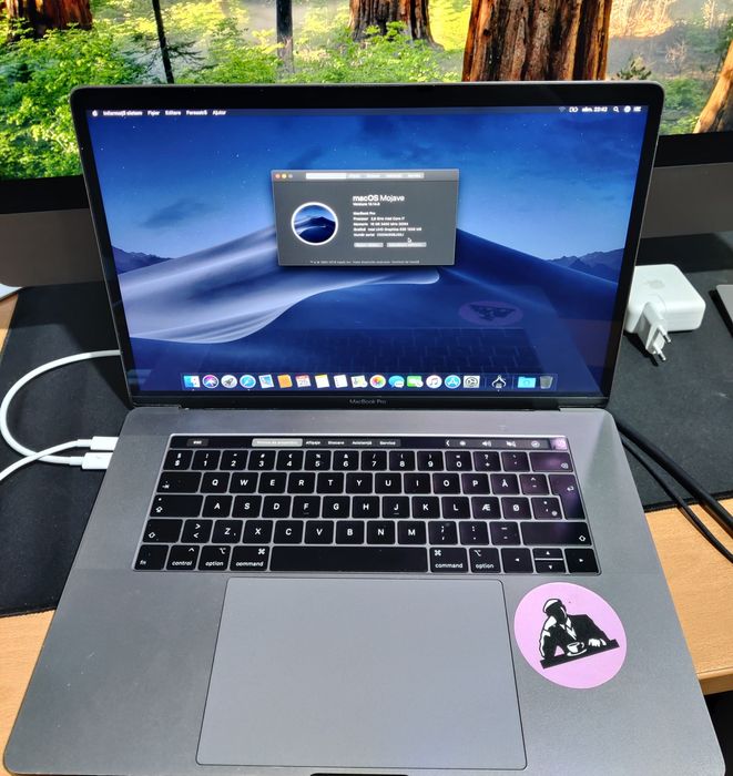 Macbook pro 15" 2018 i7 16gb 512ssd