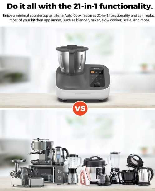 Кухненски робот Lifeite от TOKIT Auto Cook All-in-1