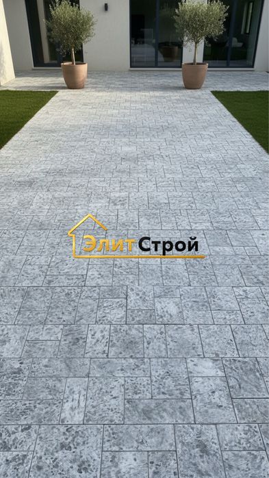 Брусчатка с мраморным эффектом