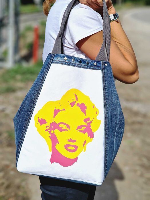 Дънкови цветни чанти LoVesy