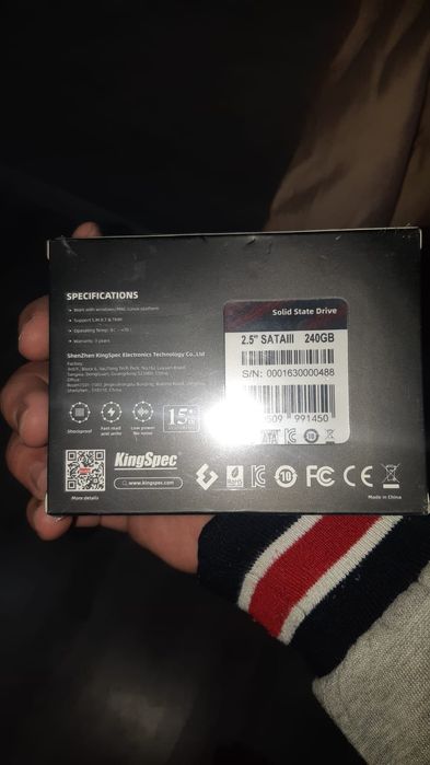SSD диск на 240гб