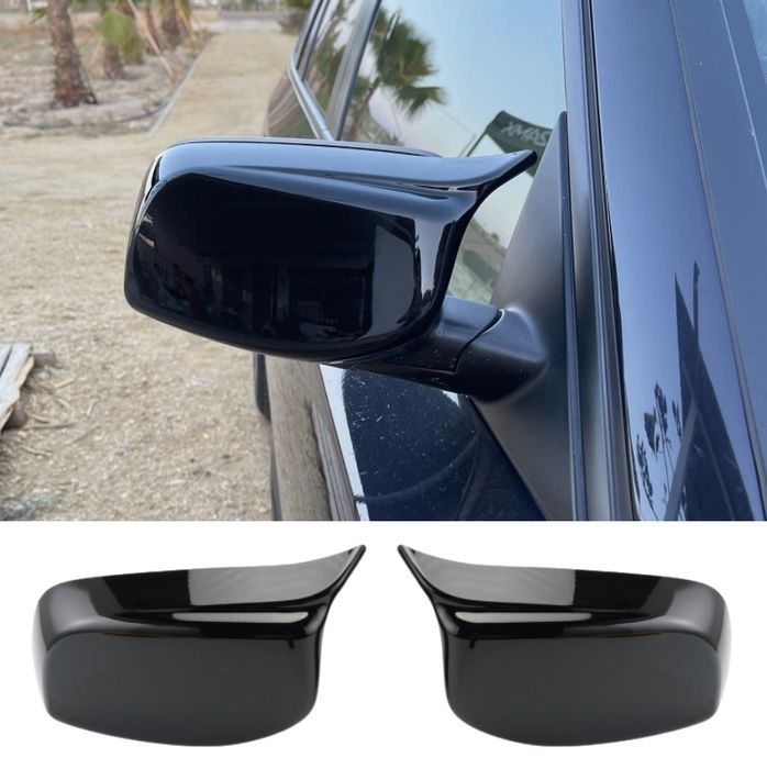 Капаци за огледала Бмв Е60 E61 / Тунинг пияно лак  batman kapaci Bmw E60 E61